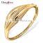 Brass Bracelet Luxury Wedding Gift Romantic Women Marriage Bangle Jewelry Gold