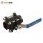 [RUOTENG]  Carbon Steel WCB 3PC Ball Valve With BSP/BSPT/NPT Thread