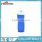 Silicone Collapsible Sports Water Bottle, BPA Free FDA approved Reusable Foldable Leak Proof Drinking Water Canteen