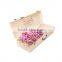 Manufacturer Pine Wood Unfinished Wood Flower Box Square Wooden Gift Storage Boxes