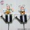 Garden decorations of metal dragonfly stakes with different style