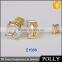 Hot direct sale fashion white zircon 925 silver single stone earring designs