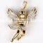 Hot Sales Hip Hop 925 Sterling Silver Angel Chain Pendant Necklace Jewellery