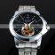 2016 Brand New High-quality High-end Luxury Men Watch Skeleton Mechanical Classical Automatic Black Dial Wristwatch WM432