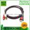 SLT 5 Ft 1.5M HDMI to 3RCA CABLE Male to Male HDMI Cable for HDTV DVD Projector Etc Multimedia