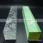 custom clear desktop decoration printed flower pattern long acrylic paperweight bar