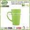 Hot Selling Vacuum Flask Cup With 100% Natural Bamboo,bamboo fibre cup,cup with coaster attached