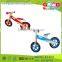 new design educational wooden kids balance bike toys for 3-5 years old