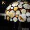 China supplier wholesale gemstone table lamp desk lamp for office and hotel