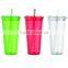 New Product 2016 Change Color Double Wall Plastic Cup