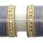 Party Wear Bollywood Bridal Designer Gold Plated Ethnic Bangles Set For Girls & Women