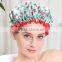 Cherry design shower cap custom waterproof shower hat