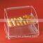 clear acrylic bread box/acrylic box candy/acrylic candy dispenser box