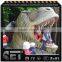 sexy animal figurine fiberglass dino head statue dinosaur head sculpture