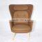 comfortable modern RO lounge chair with ottoman