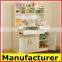 hot sale modern design Strong Structure pvc door,Steel and wood kitchen Cupboard Price