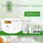 support Quad-band communication home intelligent GSM alarm system work with IP camera