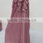 H242 latest muslim hijab scarf with flowers on back