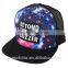 2015 hot sell trucker hat with flat brim/ 5panel embroidery patch mesh cap