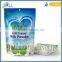 Manufacturer wholesale zipper top bag, laminated plastic food packing bag