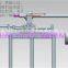 CK6140 cnc lathe with auto bar feeder