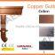 99.95% pure copper rain gutter