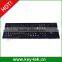 Black Compact Format IP65 waterproof indsutrial Keyboard with full keyboard functionalities