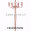 Raw Aluminium Candle Stand / Candlebra / Candle Holder 5 Arms 58 & 41 cm Suitable for Wedding & Christmas Decoration