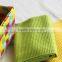 China Cheap Solid Color Yarn Dyed Cotton waffle dish cloth