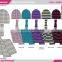 promotional customized girls winter knitted acrylic hat gloves scarf 3-pcs set