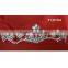 glitter rhinestone flower headband tiara flower crown