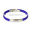 2016 funny custom made silicone bracelets with metal buckle