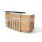 2016 new product clothing shop wooden cash counter design