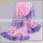 Best selling custom design polyester scarf 2015