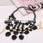 Latest design alloy rhinestone black necklace