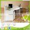 2016 new design office furnitue white color reception desk YS-RCT02