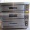 Bakery Equipment 3 Deck 9 Trays Industrial Gas Ovens