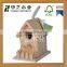 Shabby chic cheap wood carved bird houses. rustic wooden bird feeder, decorative bird cages cheap nest cage