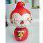 custom design fun 3d red monkey shape inflatable tumbler for kids