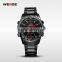 WEIDE WH1009B-2 Luxury Analog-digital LED Display Classic Quartz Watch Men's Quartz Wrist Military Watch, 24-hour Dispatch