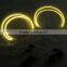 led yellow ccfl lights headlight lamps ccfl ring angel eyes for bmw e46