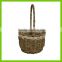 Cheap Natural material stylish flower basket