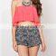 Summer lady latest fashion sexy tube woven crop top- SYK15255