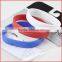 Newest design fashion charming bangle silicone bracelet