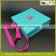 Spot UV bronzing with ribbon gift box