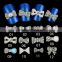 2016 High Fashion New Trends 3d metal nail decoration beauty style bow tie rhinestone nail art&design pictures