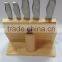 6 sets stainless steel hollow handle kitchen knife set kitchen utensils combination acrylic knife block