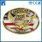 Customized hot american antique gold belf buckle
