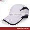 100% polyester piping brim plain baseball cap microfiber waterproof baseball cap with plastic ring at back