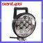 36w led work light driving light for automobiles 12-24v